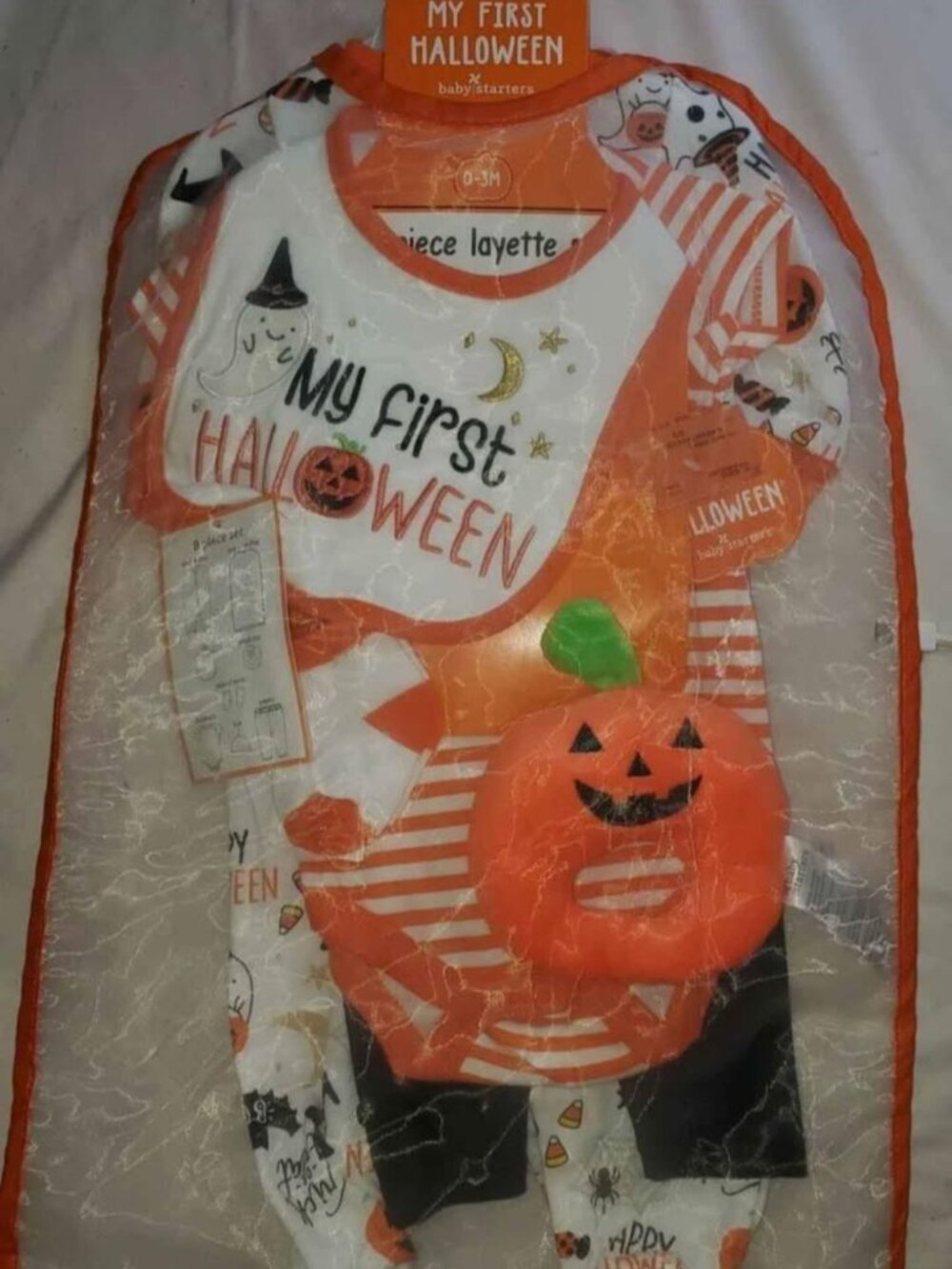 Baby Halloween 9 piece layette set 0-3 months